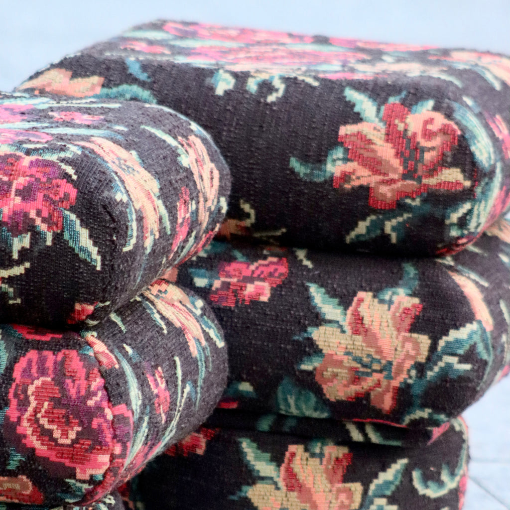 PAREJA DE POUFS VINTAGE