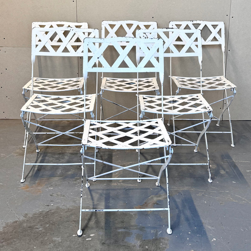 CONJUNTO 6 SILLAS DE JARDÍN PLEGABLES