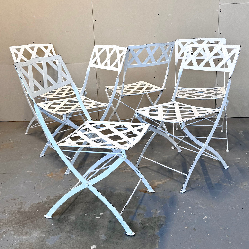 CONJUNTO 6 SILLAS DE JARDÍN PLEGABLES