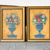PAREJA DE CUADROS DE FLORES