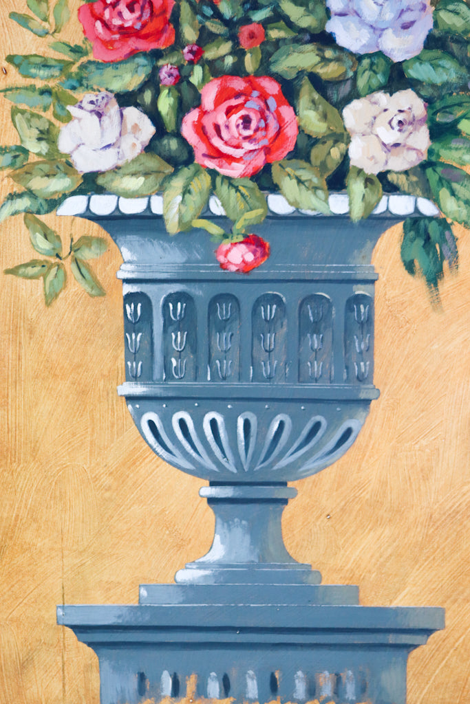 PAREJA DE CUADROS DE FLORES