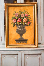 PAREJA DE CUADROS DE FLORES