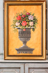 PAREJA DE CUADROS DE FLORES