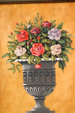 PAREJA DE CUADROS DE FLORES