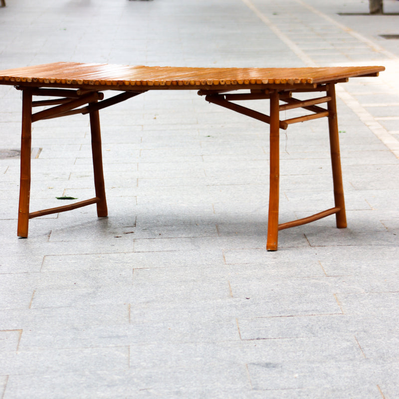 MESA BAMBÚ PLEGABLE