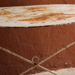MESA DE HIERRO PLEGABLE