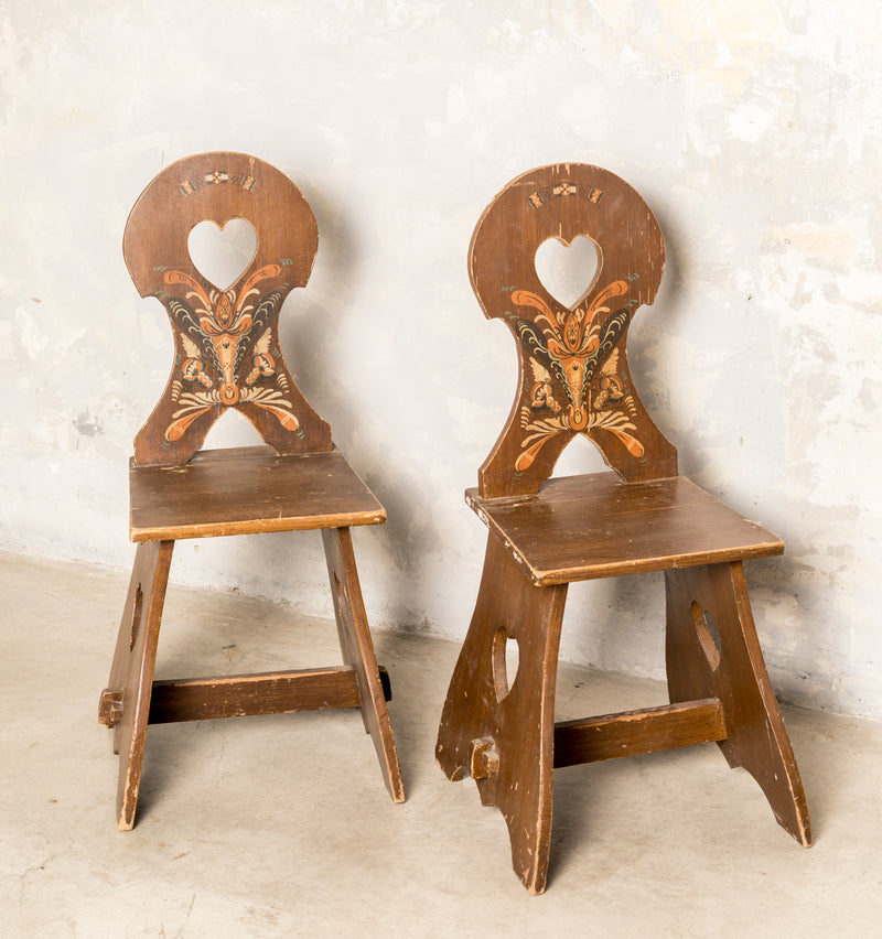 Pareja de Sillas suecas s. XIX